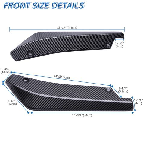For Maserati Ghibli Carbon Fiber Side Skirts Rear | Ubuy India