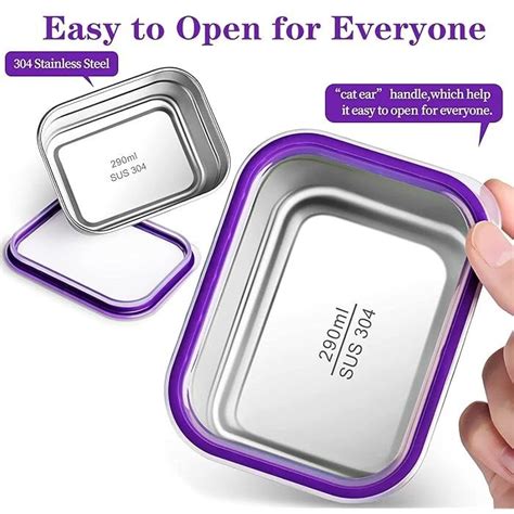 Buy Meal Station 4-Compartment Steel Bento Lunch Box