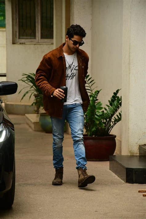 Ishaan Khattar Channels A Tough Guy Look In Brown Overshirt & Rugged ...