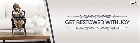 Buy Two Moustaches Ganesha on Rocking Chair Brass Decor Showpiece ...