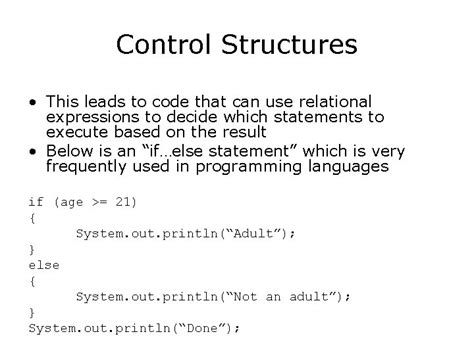 Image result for Java Programming Control Structures