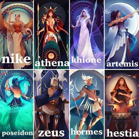 greek gods and goddesses fanart | Greek and roman mythology, Greek ...