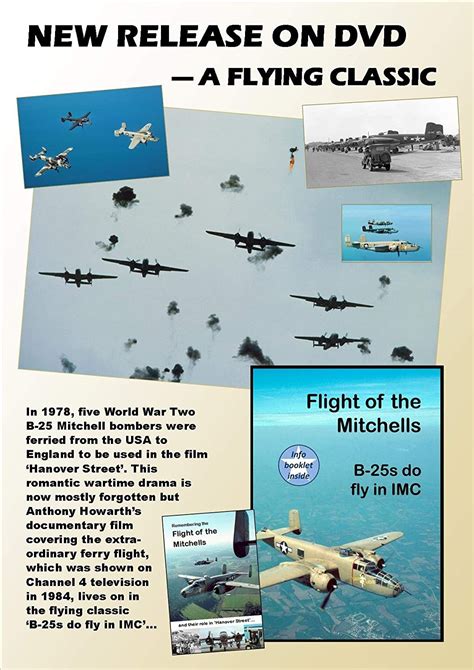 Flight of the Mitchells - B25s do fly in IMC -Lincolnshire Aviation ...