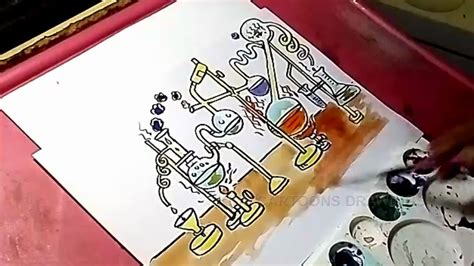 Chemistry Lab Drawing at PaintingValley.com | Explore collection of ...