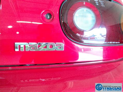 Buy MAZDA MX-5 MIATA 1990-1997 NEW OEM REAR CHROME MAZDA EMBLEM LOGO ...