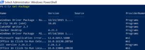 Image result for Unexpected Package Windows PowerShell