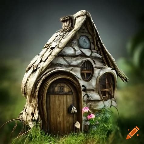 3d model of a magical fairy house on Craiyon