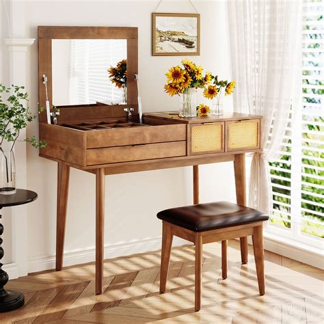 JASIWAY Modern Makeup Vanity Desk - On Sale - Bed Bath & Beyond - 38281005