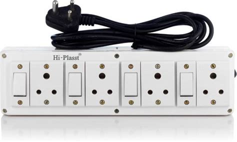 HI PLAST (4+4) Switch Board Junction Box // 4 Switch 4 Socket Multi ...