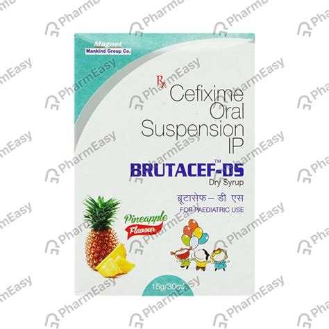 Brutacef Ds 100 MG/5ML Dry Syrup (30): Uses, Side Effects, Price ...