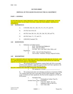 Identification, Management, and Proper Disposal of PCB- ... Doc ...