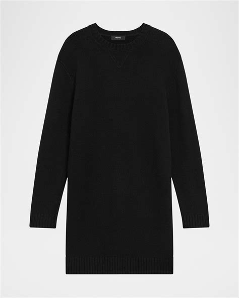 Theory Wool-Cashmere Sweater Dress | Neiman Marcus