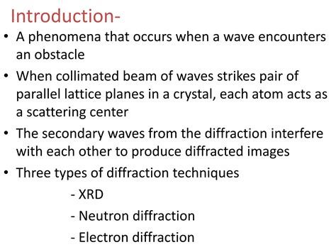 Neutron diffraction | PPTX