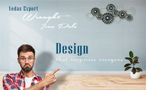 vedas Multicolour Wrought Iron Polo Wall Decor ative Sculpture Home ...