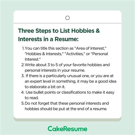 50+ Hobbies and Interests in Resume for Freshers [2023 Latest Update ...