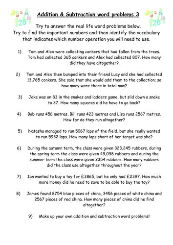 Addition and Subtraction Algorithm Year 4 Math Antics 的图像结果