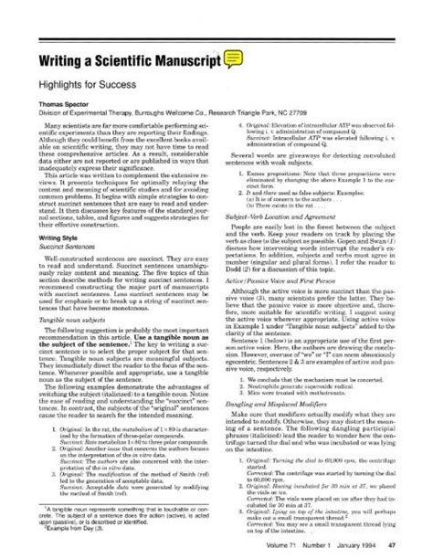 Image result for Lab Manuscript Example