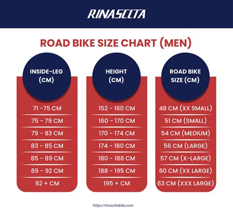 Bike Size Chart [Infographic]-Get The Right Size in 2 Minutes