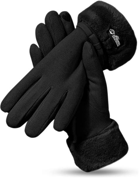 Winter Gloves Women's Gegizun Warm Fleece Lined Touch Screen Gloves ...