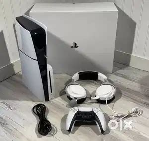 Sony PlayStation 5 Slim Disk Edition 1TB Console w/ Controller White ...