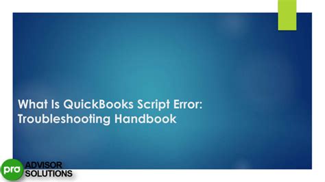 Image result for QuickBooks Error Script