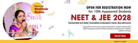 Best Coaching Classes for NEET, JEE, AIIMS in Nagpur | Wankhede Madam's ...