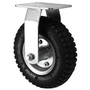 Coldene Castors Airfield Pneumatic Caster Fixed Top Plate 200mm 8 ...