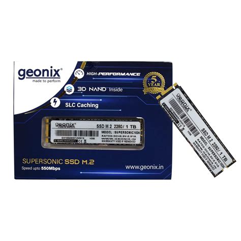 GEONIX Black 1TB SSD M.2 2280 SATA III (6Gb/s)|Read Speed Upto 550 Mbps ...