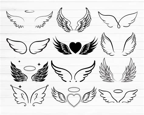 Angel Wings Svg Angel Svg Wings Svg Angel Wings Clip Art - Etsy Israel