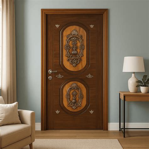 Ornate Wooden Door | Classic Carved | Traditional Design – Tressa Doors