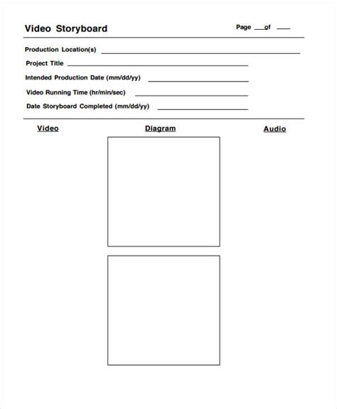 18+ Storyboard Templates