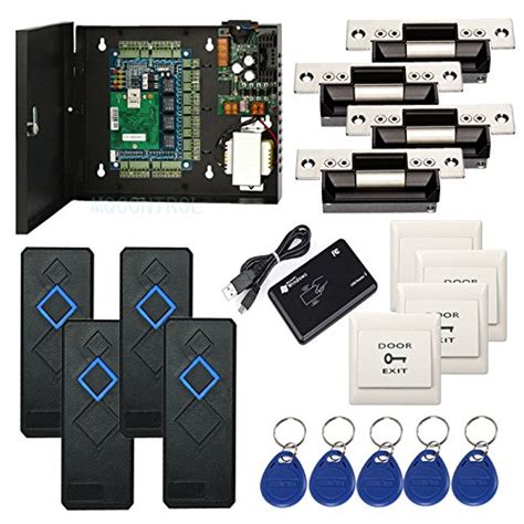 Buy Phone APP remotely Open Door Complete TCP/IP Network 4 Doors Access ...