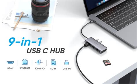 UGREEN USB C Hub Type C Adapter 3.1 with HDMI VGA, Power Delivery ...