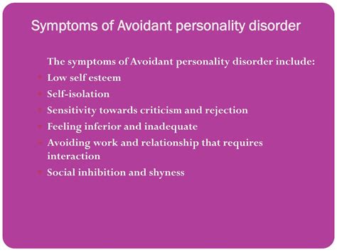 PPT - Avoidant Personality Disorder PowerPoint Presentation, free download - ID:7921840