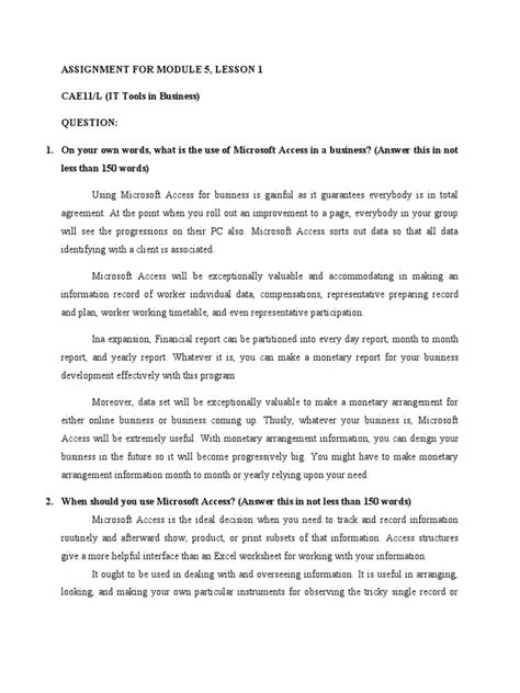 Access Module 5 的图像结果