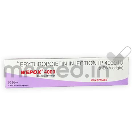 Buy Wepox 4000 IU Injection Online: View Uses, Price, and Side Effects