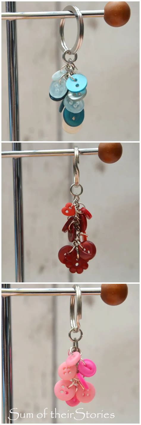 How to Make Button Key Chains 的图像结果