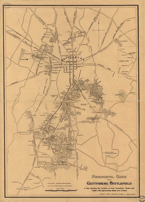 Civil War Blog » Antique Maps of Gettysburg