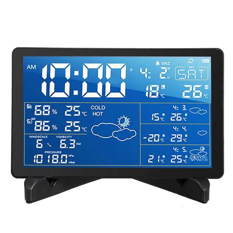 Wireless bluetooth weather station barometer outdoor forecast sensor ...
