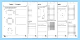 👉 Planit Maths Year 3 Calculate Perimeter Differentiated Sheets