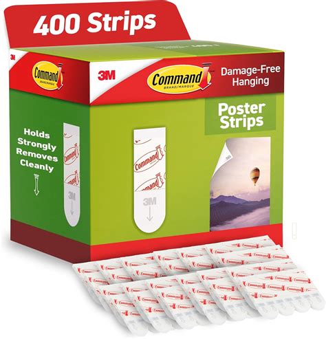Amazon.com: Command Poster Strips Value Pack, Damage-Free Hanging ...