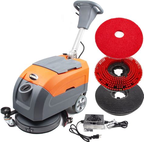Amazon.com: SUNMAX RT35 Walk-Behind Floor Scrubber Polisher Machine, 17 ...
