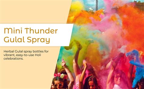 Buy TheDesiKart Tota Mini Thunder Blaster Holi Gulal Spray Holi Color ...