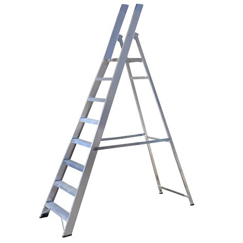 8 Step Industrial Platform Step Ladder Ladders | Desertcart INDIA