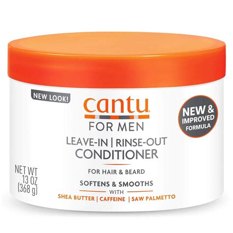 Cantu for Men Leave-In Rinse-Out Conditioner for Hair & Beard - Atlanta ...