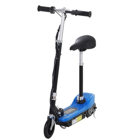 HOMCOM | HOMCOM Foldable Electric 12V Ride On Scooter | Blue ...