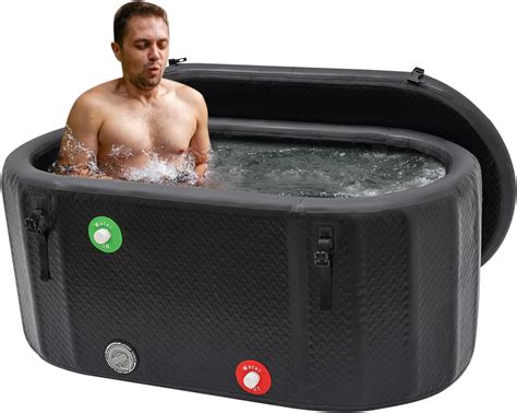 Amazon.com : CAIHAOA Inflatable Cold Plunge Tub, Water Chiller ...