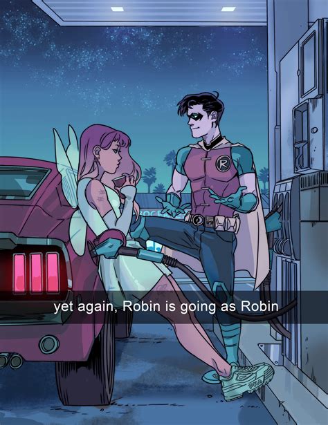 Robin and Starfire Halloween costumes fanart by Gabriel Picolo. : r ...