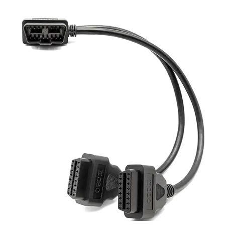 Keisnoaja 16 Pin OBD2 Extension Cable R/A Male to Dual Female India | Ubuy
