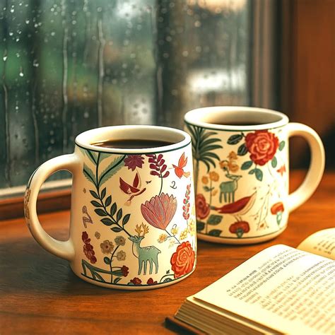 Buy Kittens Mystic Magenta Ceramic Coffee Mug Set of 2 (300 ml ...